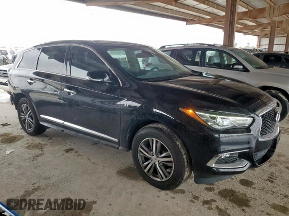 2020 Infiniti QX60 Luxe with VIN 5N1DL0MN4LC514463, listed as a Copart auction lot 58255765 with 117,709 mi miles and Salvage title. Bid and sale history available at DreamBid. Image 4.