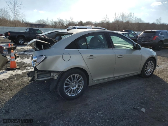 2013 Chevrolet Cruze ECO with VIN 1G1PJ5SB0D7189715, listed as a Copart auction lot 42538625 with 130,341 mi miles and Clean Title. Bid and sale history available at carsss.com. Image 3.