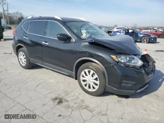 2017 Nissan Rogue S with VIN JN8AT2MTXHW387455, listed as a Copart auction lot 51064605 with 143,947 mi miles and Salvage Title. Bid and sale history available at carsss.com. Image 4.
