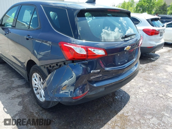 2019 Chevrolet Equinox LS with VIN 3GNAXHEV1KL307516, listed as a IAAI auction lot 42116355 with 98,814 mi miles and . Bid and sale history available at carsss.com. Image 6.