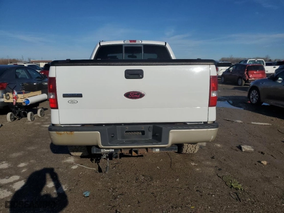 2008 Ford F-150 XLT with VIN 1FTPW14V18FA70849, listed as a Copart auction lot 84237114 with 132,228 mi miles and Salvage Title. Bid and sale history available at carsss.com. Image 6.