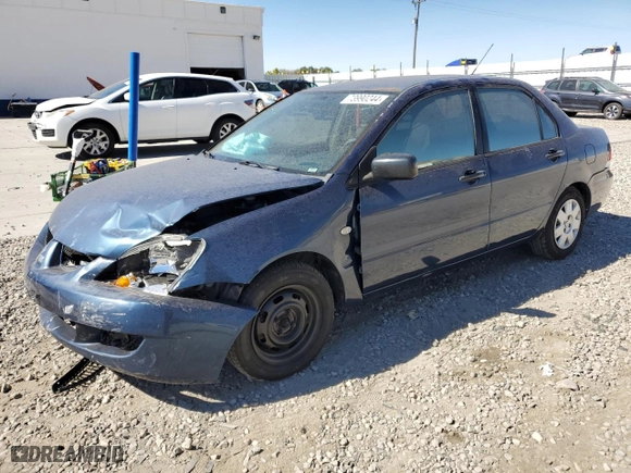 2005 Mitsubishi Lancer ES with VIN JA3AJ26E65U048830, listed as a Copart auction lot 73990244 with 166,510 mi miles and Salvage Title. Bid and sale history available at carsss.com. Image 1.