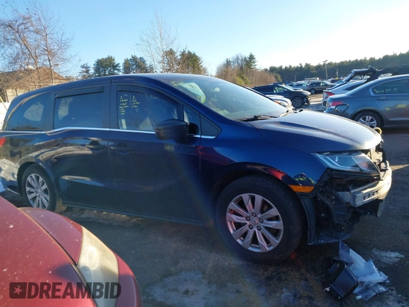 2018 Honda Odyssey LX with VIN 5FNRL6H27JB019591, listed as a IAAI auction lot 41476327 with 117,870 mi miles. Bid and sale history available at carsss.com. Image 13.