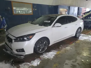 2018 Kia Cadenza Premium with VIN KNALC4J10J5096264, listed as a Copart auction lot 86757694 with 87,990 mi miles and Salvage Title. Bid and sale history available at carsss.com. Image 1.
