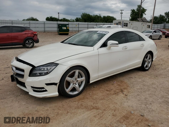 2014 Mercedes-Benz CLS 550 z VIN WDDLJ9BB8EA121539, wystawiony jako Copart lot #58193755 z przebiegiem 126 470 mil mil oraz Czysty tytuł • Clean title. Historia ofert i sprzedaży dostępna na DreamBid. Obrazek 1.