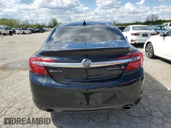 2014 Buick Regal Premium I with VIN 2G4GN5EX0E9316946, listed as a Copart auction lot 54612275 with 61,803 mi miles and Salvage Title. Bid and sale history available at carsss.com. Image 6.