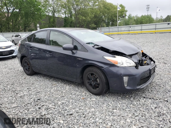 2014 Toyota Prius Four z VIN JTDKN3DU3E1776102, wystawiony jako Copart lot #57499385 z przebiegiem 282 052 mil mil oraz Czysty tytuł • Clean title. Historia ofert i sprzedaży dostępna na DreamBid. Obrazek 4.