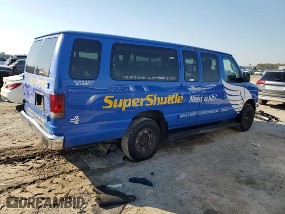 2014 Ford Econoline Passenger XL z VIN 1FBSS3BL9EDA81032, wystawiony jako Copart lot #46596615 z przebiegiem 594 430 mil mil oraz Czysty tytuł • Clean title. Historia ofert i sprzedaży dostępna na DreamBid. Obrazek 3.