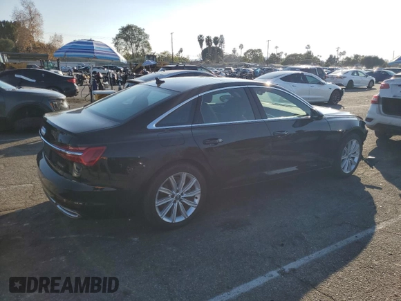 2019 Audi A6 Premium with VIN WAUD8AF29KN129608, listed as a Copart auction lot 42756505 with 26,022 mi miles and Salvage Title. Bid and sale history available at carsss.com. Image 3.