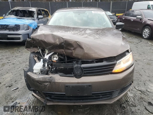 2014 Volkswagen Jetta Sedan S with VIN 3VW1K7AJ5EM321838, listed as a Copart auction lot 43327225 with 110,941 mi miles and Salvage Title. Bid and sale history available at carsss.com. Image 5.
