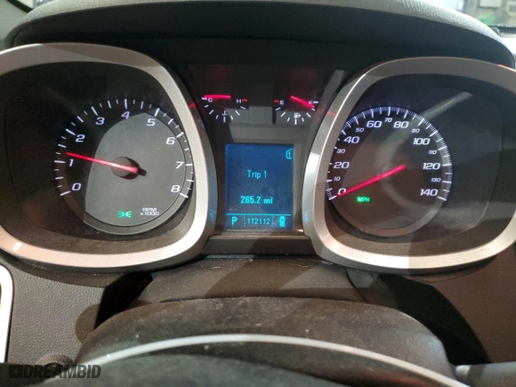 2011 Chevrolet Equinox LT w/2LT with VIN 2CNFLNE55B6349440, listed as a Copart auction lot 45690965 with 112,112 mi miles and Salvage Title. Bid and sale history available at carsss.com. Image 9.