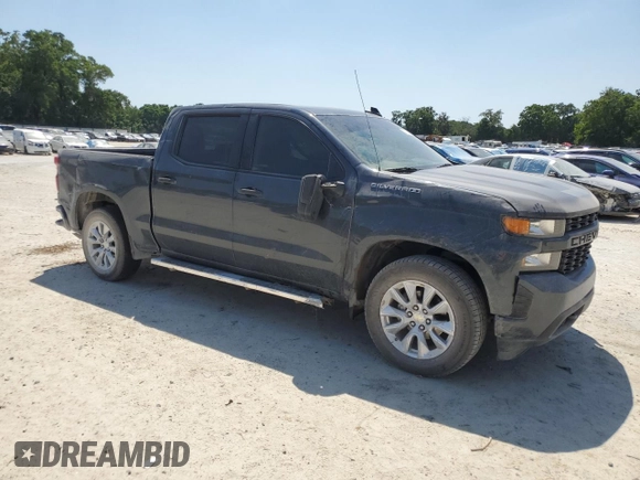 2021 Chevrolet Silverado 1500 Custom with VIN 1GCPWBEK1MZ241845, listed as a Copart auction lot 52790415 with 133,480 mi miles and Salvage Title. Bid and sale history available at DreamBid. Image 4.