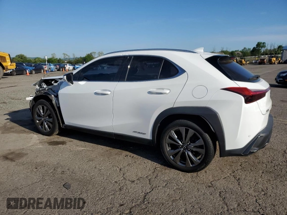2020 Lexus UX 250h F Sport с VIN JTHR9JBH6L2036806, выставлен на аукционе Copart как лот 55827085 с пробегом 45 122 миль миль и Списание • Salvage title. История ставок и продаж доступна на DreamBid. Изображение 2.