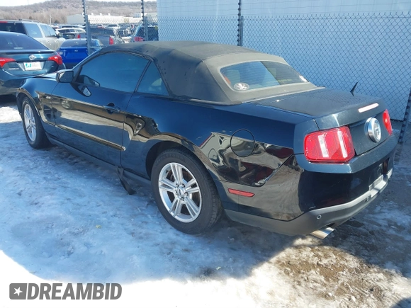 2012 Ford Mustang V6 with VIN 1ZVBP8EM6C5269767, listed as a IAAI auction lot 41609598 with 157,673 mi miles and . Bid and sale history available at DreamBid. Image 3.