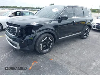 2025 Kia Telluride S with VIN 5XYP6DGC8SG590319, listed as a IAAI auction lot 42625086 with 14,392 mi miles and . Bid and sale history available at DreamBid. Image 17.
