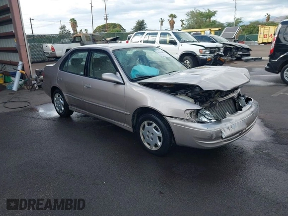 1999 Toyota Corolla VE with VIN 1NXBR12E4XZ182751, listed as a IAAI auction lot 41433066 with 56,904 mi miles and . Bid and sale history available at DreamBid. Image 1.