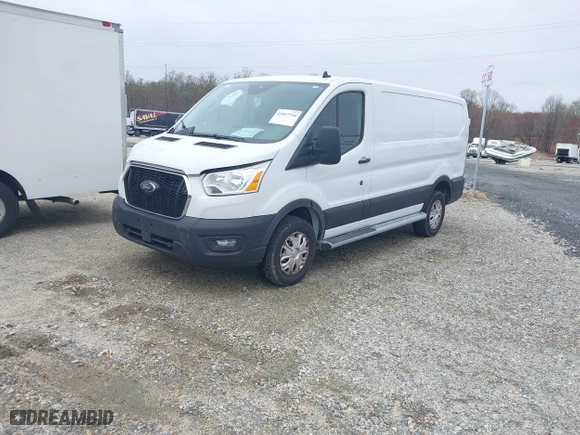 2021 Ford Transit Cargo Van with VIN 1FTBR1Y82MKA44171, listed as a IAAI auction lot 41857534 with 26,295 mi miles. Bid and sale history available at carsss.com. Image 17.