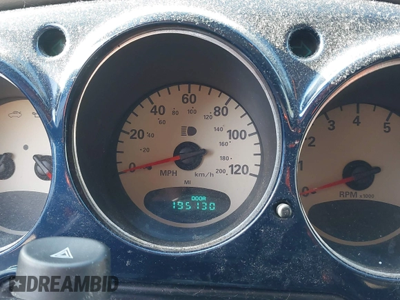 2003 Chrysler PT Cruiser Touring with VIN 3C4FY58B63T506669, listed as a IAAI auction lot 41962352 with 195,130 mi miles. Bid and sale history available at carsss.com. Image 7.