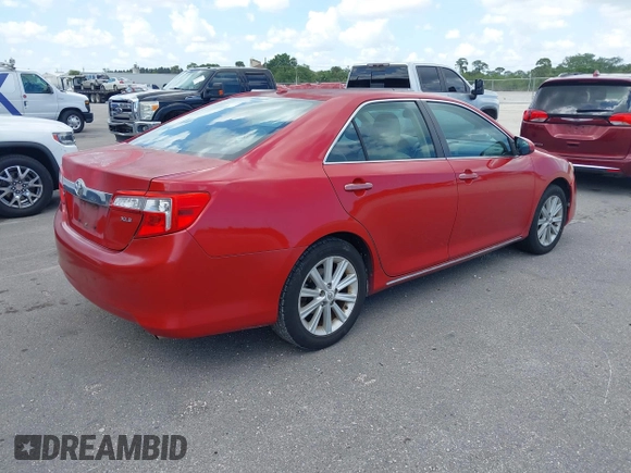 2012 Toyota Camry SE with VIN 4T1BK1FK9CU514388, listed as a IAAI auction lot 41930426 with 126,930 mi miles. Bid and sale history available at carsss.com. Image 4.