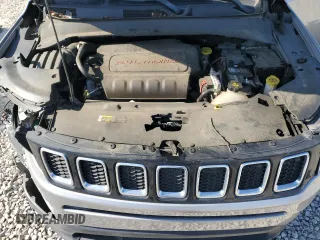 2018 Jeep Compass Sport with VIN 3C4NJCAB5JT240492, listed as a Copart auction lot 53626845 with 75,355 mi miles and Salvage title. Bid and sale history available at DreamBid. Image 12.