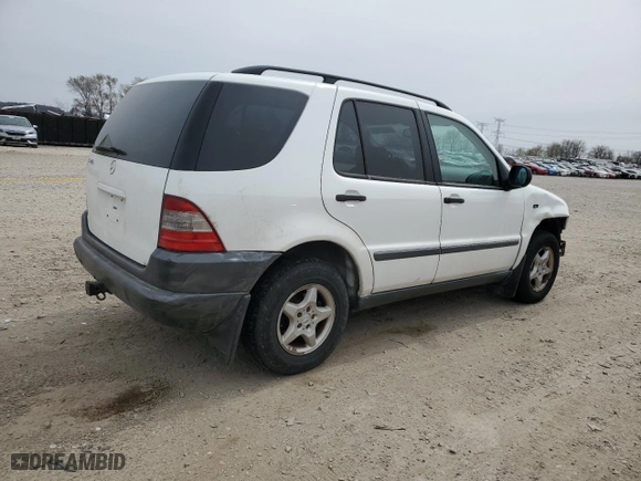 1999 Mercedes-Benz M-Class with VIN 4JGAB54E2XA061500, listed as a Copart auction lot 51301525 with 191,463 mi miles and Salvage Title. Bid and sale history available at carsss.com. Image 3.