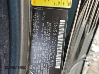 2007 BMW 6 Series 650i with VIN WBAEH13577CR52351, listed as a Copart auction lot 72886154 with 77,410 mi miles and Salvage Title. Bid and sale history available at carsss.com. Image 12.