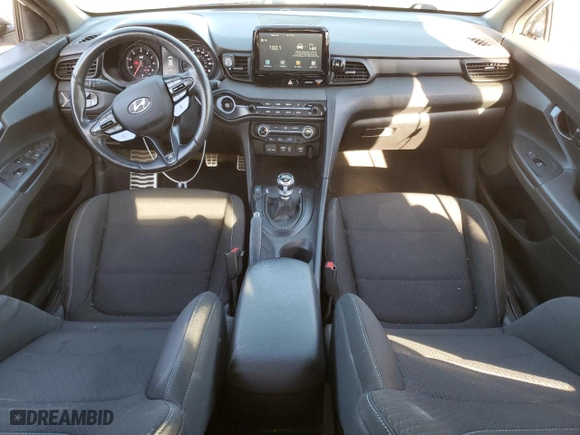 2020 Hyundai Veloster N with VIN KMHT36AHXLU008188, listed as a Copart auction lot 78117814 with 45,692 mi miles and Salvage Title. Bid and sale history available at carsss.com. Image 8.
