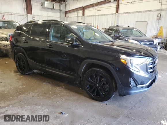 2019 GMC Terrain SLE with VIN 3GKALTEX4KL373359, listed as a Copart auction lot 42179915 with 48,773 mi miles and Salvage Title. Bid and sale history available at carsss.com. Image 4.