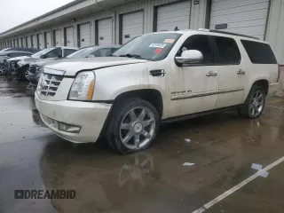 2012 Cadillac Escalade ESV Luxury z VIN 1GYS3HEF0CR193577, wystawiony jako Copart lot #60185435 z przebiegiem 139 127 mil mil oraz Czysty tytuł • Clean title. Historia ofert i sprzedaży dostępna na DreamBid. Obrazek 1.