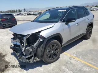 2022 Toyota RAV4 Hybrid XSE with VIN 4T3E6RFV5NU078286, listed as a Copart auction lot 57528215 with 14,016 mi miles and Salvage title. Bid and sale history available at DreamBid. Image 1.