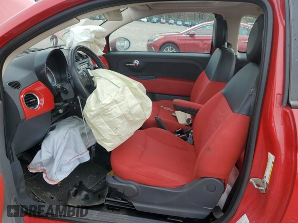 2012 FIAT 500 Pop z VIN 3C3CFFAR0CT381257, wystawiony jako Copart lot #50094125 z przebiegiem 95 282 mil mil oraz Czysty tytuł • Clean title. Historia ofert i sprzedaży dostępna na DreamBid. Obrazek 7.