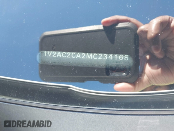 2021 Volkswagen Atlas S with VIN 1V2AC2CA2MC234168, listed as a IAAI auction lot 40842265 with 27,765 mi miles and . Bid and sale history available at DreamBid. Image 9.