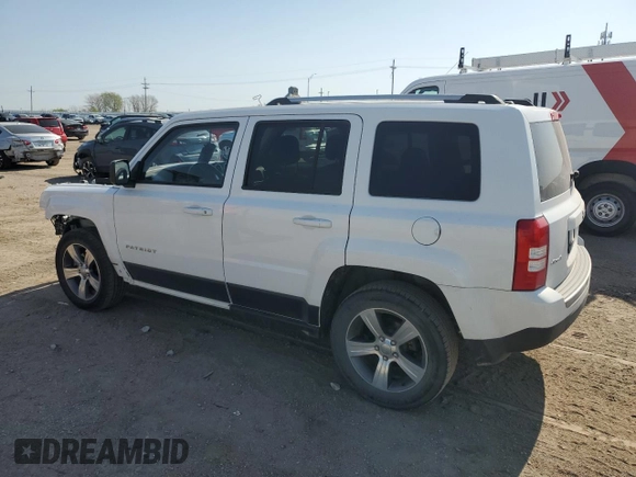 2016 Jeep Patriot High Altitude with VIN 1C4NJRFB6GD809666, listed as a Copart auction lot 56162185 with 73,752 mi miles and Salvage title. Bid and sale history available at DreamBid. Image 2.