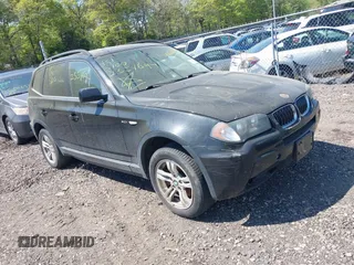 2006 BMW X3 3.0i z VIN WBXPA934X6WG89748, wystawiony jako IAAI lot #42225227 z przebiegiem Nie podano mil oraz . Historia ofert i sprzedaży dostępna na DreamBid. Obrazek 1.