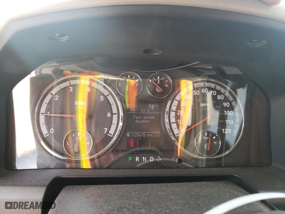 2009 Dodge Ram 1500 SLT with VIN 1D3HB13T79J511373, listed as a Copart auction lot 57119944 with 125,675 mi miles and Salvage Title. Bid and sale history available at carsss.com. Image 9.