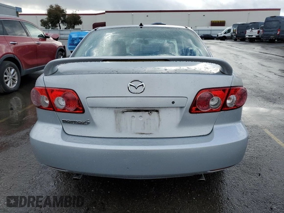 2005 Mazda 6 Sport with VIN 1YVHP80C255M56318, listed as a Copart auction lot 45031055 with 135,146 mi miles and Salvage Title. Bid and sale history available at DreamBid. Image 6.