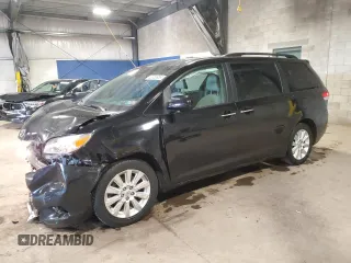 2011 Toyota Sienna XLE with VIN 5TDDK3DC1BS028679, listed as a Copart auction lot 52450655 with 114,054 mi miles and Salvage Title. Bid and sale history available at carsss.com. Image 1.