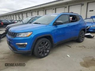 2021 Jeep Compass 80th Anniversary z VIN 3C4NJCEB8MT532801, wystawiony jako Copart lot #49536005 z przebiegiem 71 072 mil mil oraz Szkoda całkowita • Salvage title. Historia ofert i sprzedaży dostępna na DreamBid. Obrazek 1.
