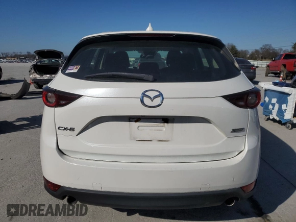 2017 Mazda CX-5 Sport with VIN JM3KFABL4H0135960, listed as a Copart auction lot 48343075 with 91,368 mi miles and Salvage Title. Bid and sale history available at carsss.com. Image 6.