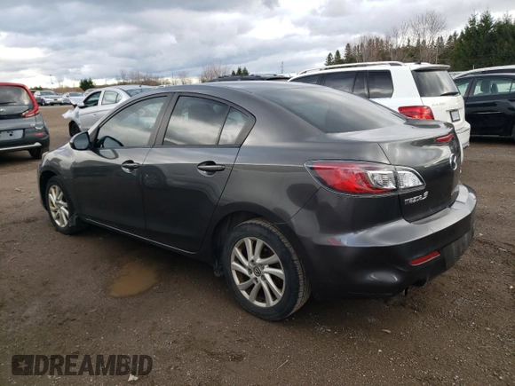 2013 Mazda 3 i Touring with VIN JM1BL1V72D1834203, listed as a Copart auction lot 81749514 with 217,530 mi miles and Clean Title. Bid and sale history available at DreamBid. Image 2.