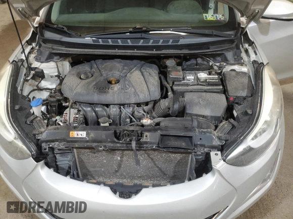 2016 Hyundai Elantra SE with VIN 5NPDH4AE0GH756579, listed as a Copart auction lot 61617915 with 96,396 mi miles and Salvage title. Bid and sale history available at DreamBid. Image 11.