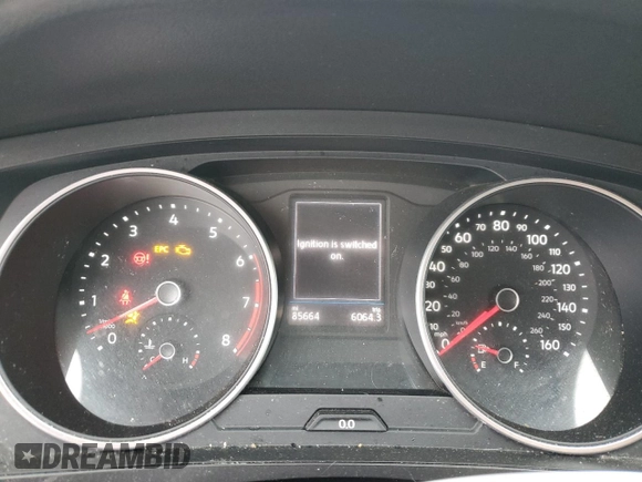 2020 Volkswagen Tiguan S with VIN 3VV0B7AX1LM135103, listed as a Copart auction lot 58363805 with 85,664 mi miles and Salvage title. Bid and sale history available at DreamBid. Image 9.