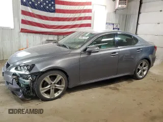 2012 Lexus IS 250 with VIN JTHBF5C22C5166690, listed as a Copart auction lot 46827125 with 98,001 mi miles and Salvage Title. Bid and sale history available at DreamBid. Image 1.