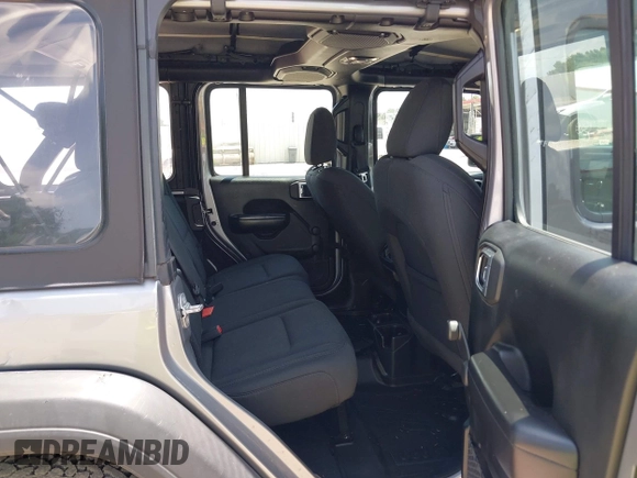 2020 Jeep Wrangler Unlimited Sport with VIN 1C4HJXDN6LW181802, listed as a IAAI auction lot 42402956 with 65,053 mi miles and . Bid and sale history available at DreamBid. Image 8.