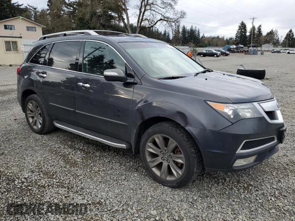 2013 Acura MDX Advance with VIN 2HNYD2H8XDH523275, listed as a Copart auction lot 81546104 with 187,845 mi miles and Salvage Title. Bid and sale history available at DreamBid. Image 4.