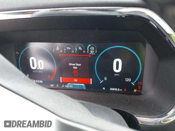 2022 Ford F-150 XL with VIN 1FTFW1E5XNKD93407, listed as a IAAI auction lot 42381355 with 26,816 mi miles and . Bid and sale history available at DreamBid. Image 7.