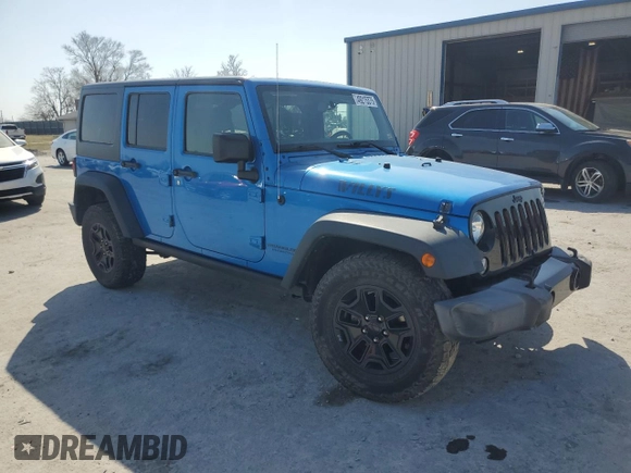 2016 Jeep Wrangler Unlimited Sport with VIN 1C4BJWDG3GL296463, listed as a Copart auction lot 49215375 with 115,080 mi miles and Salvage Title. Bid and sale history available at DreamBid. Image 4.