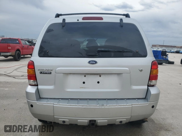 2006 Ford Escape Limited with VIN 1FMCU94196KA99953, listed as a Copart auction lot 88786175 with 154,129 mi miles and Salvage title. Bid and sale history available at DreamBid. Image 6.