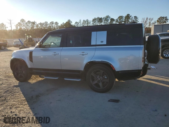 2024 Land Rover Defender X-Dynamic SE with VIN SALE2FEU5R2287683, listed as a Copart auction lot 81938634 with 5,388 mi miles and Salvage title. Bid and sale history available at DreamBid. Image 2.