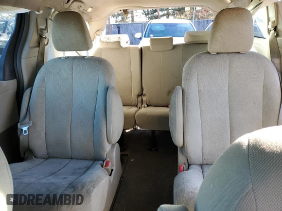2012 Toyota Sienna with VIN 5TDZK3DC7CS177475, listed as a Copart auction lot 42987655 with 171,641 mi miles and Salvage Title. Bid and sale history available at carsss.com. Image 10.